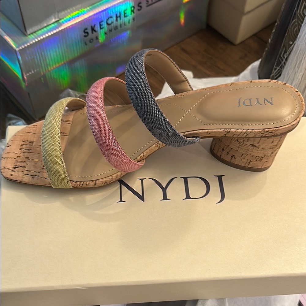 NYDJ Women's Colorful Strappy Sandals
